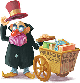 Bücherverkäufer
